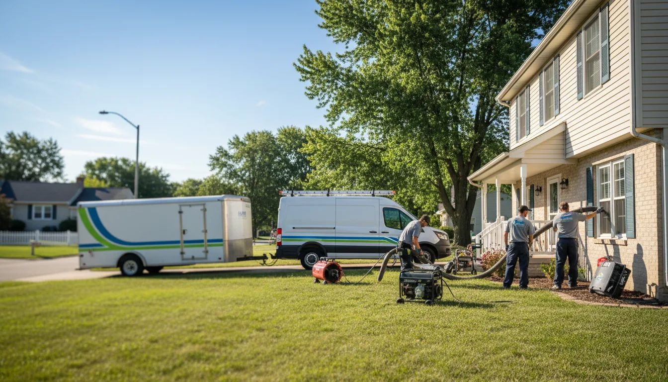 Flooded Basement Restoration And Cleanup With Repair in Evergreen Park, IL near me